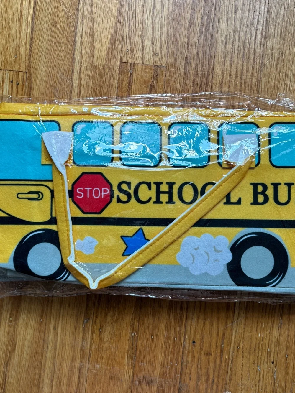 NWT Berteau & Co School Bus Pencil Pouch Organizer Teacher Gift